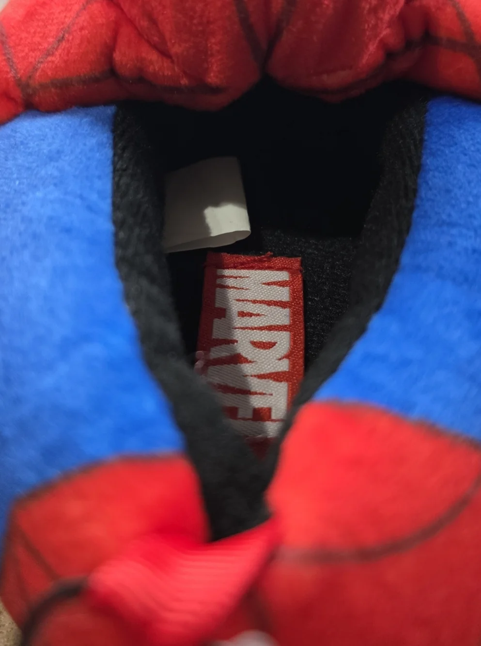 Marvel Spider-Man Light Up Plush Slippers Kids Size 9/10 New - Picture 7 of 7